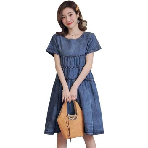 Pregnancy Dress Maternity Dresses for Women Pregnant Plus Size Woman Dress Loose Denim Dresses Maternity Gown Women Clothes