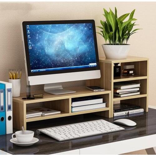 Mensole Repisas Y Baldas Estanteria De Almacenamiento Computer Display Stand Shelf Organizer Storage Prateleira Estantes Rack