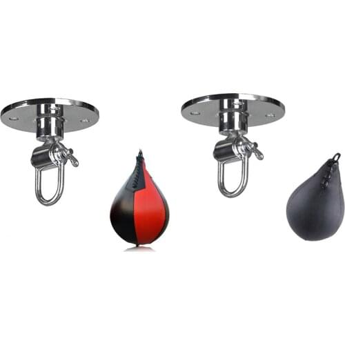 Professional Sandbags Swivel Pear Speed Punching Ball Base Hook Mount Kit Punch Bag Speedbag Boxing Training