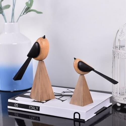 Simple modern art abstract bird animals Living room wine cabinet home dres crafts statues sculpture Home wedding decoration dies