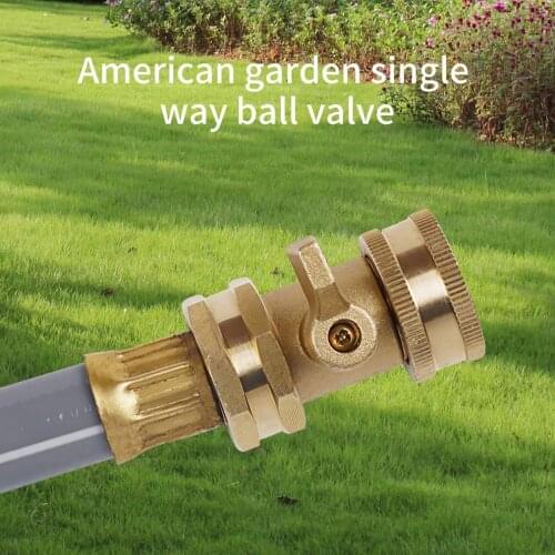 Garden Supplies All Copper Ball Valve Garden Single-way Ball Valve Straight-through Ball Valve American Style