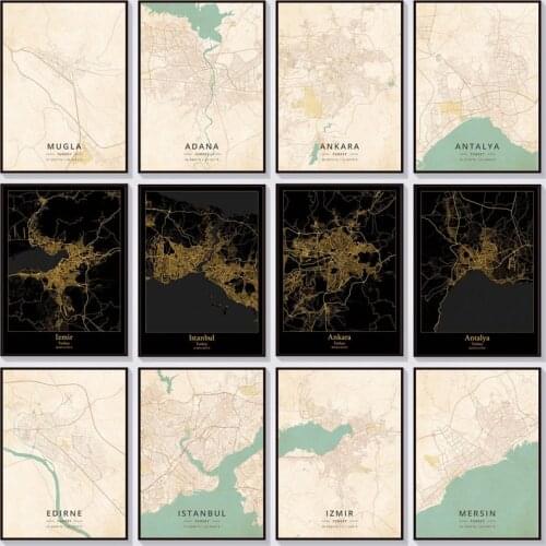 Turkey City Mao Diamond Painting 5D DIY Full Square Drill Istanbul Abstract City Scenery Diamond Embroidery Home Room Decor