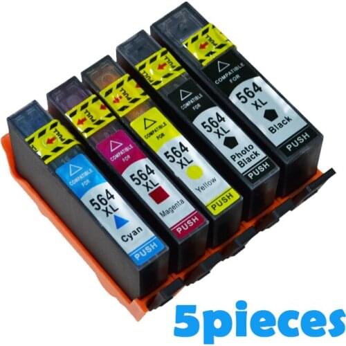 XiongCai 546XL compatible Ink Cartridges For HP 564 5510 5511 5512 5515 5520 5525 6510 6515 6520 7510 7515 printer For HP564 XL