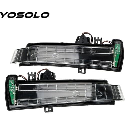 YOSOLO LED Blinker Lamp Car Rear View Mirror Indicators For Benz W221 W212 W204 W176 W246 X156 C204 C117 X117 Auto Accessories