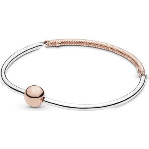 GChic Moments Three-Link Bangle Snake Charm Bracelets Women Superyne Accessories Beads Women Fashion DIY Jewelry Party Gift