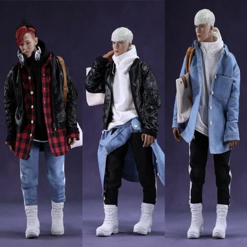In Stock Fashion Clothes Set 1/6 MR.Zs Mini Closet MA-1 Flight Jacket Sets with Canvas Bucket Bag 3 Styles for 12'' Figure