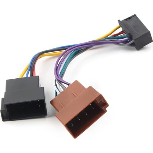 For SONY XAV-AX5000 16Pin ISO Wiring Harness Stereo DVD Android Multimedia Player Power Cable Harness Adaptor Connector