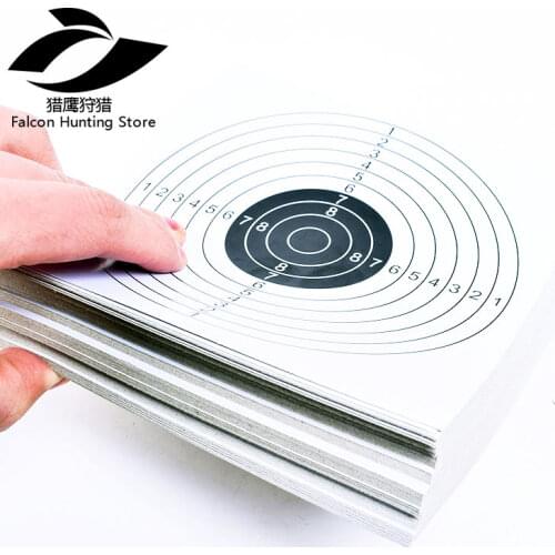 20pcs per pack Bullseye Paper Target 14x14cm or 17x17cm for Paintball Gun, BB guns, Airosft and air guns range targets Target p