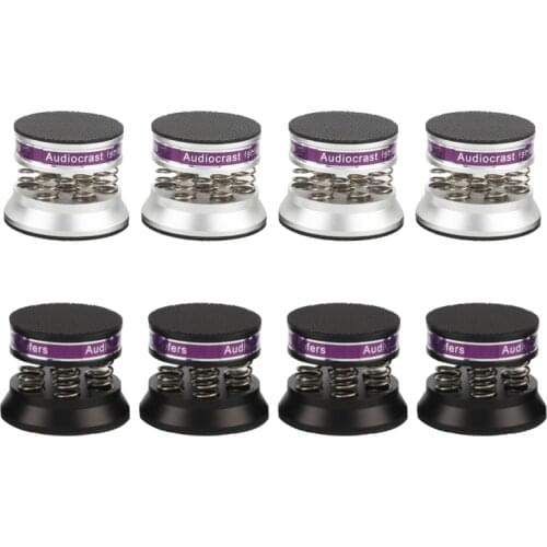 4PCs HIFI-Audio Speakers Amplifier Preamp DAC CD-Player Aluminum Anti-shock Absorber Foot Pad Feet Nail Pads Vibration