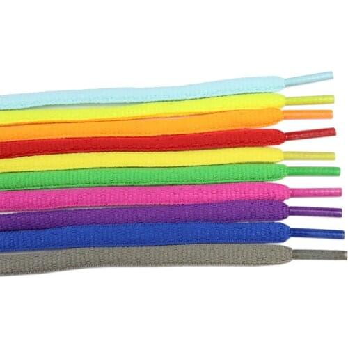 8.5MM Blue White Simplity Solid Color Oval Shape Shoelaces Good Water Absorption Not Fading Swimsuit Cords