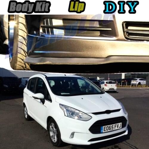 Car Bumper Lip Front Spoiler Skirt Deflector For Ford B-Max B Max BMax 2012~2017 Tune Car Modified Body Kit VIP Hella Flush Lips