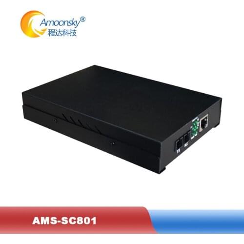 Free shipping led display Single-Mode SC801 Ffiber Optic Transceiver Double Fiber Distance 20 KM for p4 led panel