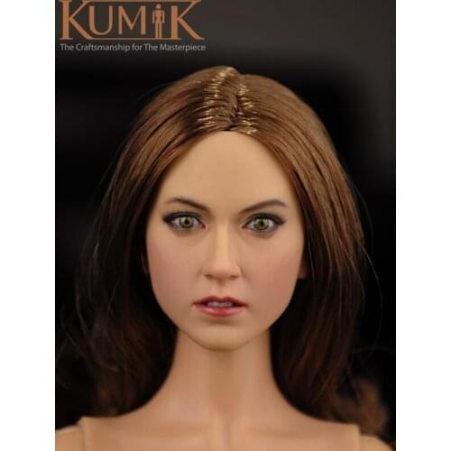 KNL HOBBY KUMIK KM 16-16 beautiful head sculpting female head sculpt 1/6 scale action figures