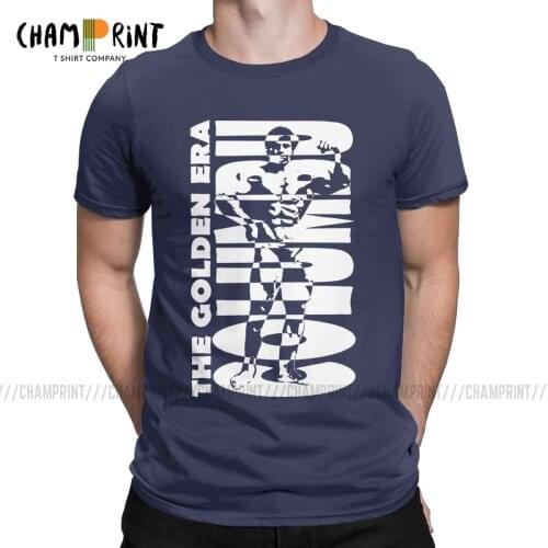 Franco Columbu The Golden Era Bodybuilding T Shirts Men Vintage T-Shirts Gym Fit Fitness Tee Shirt Short Sleeve Tops 6XL