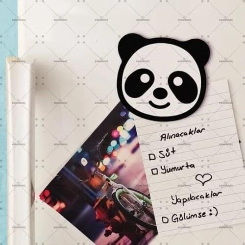 Hipder Panda Printed Wooden Magnet decorative objects Декоративные элементы Objetos decorativos