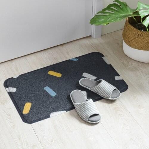 60x90CM Household Doormat Hallway Entrance Mat Remove Mud Living Room Anti-Slip Floor Carpet Shoes Mat Rug for Bathroom Kitchen