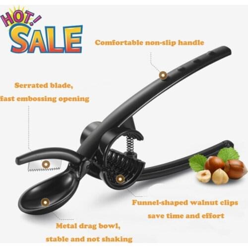 Nut Shell Cracker Walnut Pliers Hard Kitchen Tool Chestnut Opener Clip Scissors