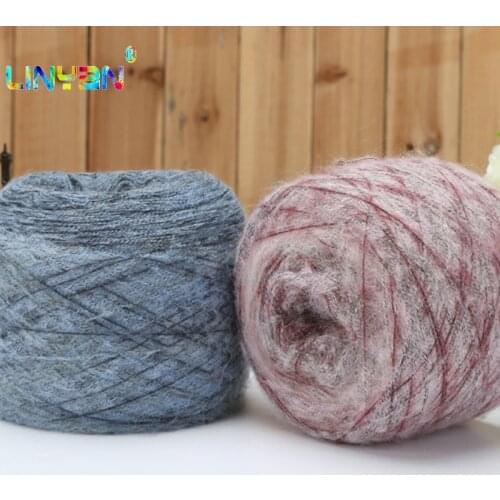 Mohair yarn 250g / lot 0.7mm Yarn for Knitting thick thread to knit multicolour Hand Knitting Wool yarn crochet shawl t49