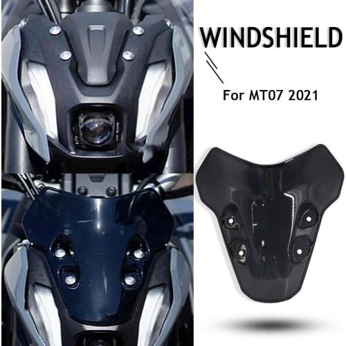 2021 New For Yamaha MT07 MT-07 MT 07 Windshield Windscreen Wind Deflectors motorcycle Accessories Cover