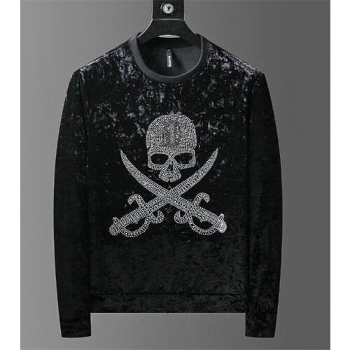 New European high-quality long-sleeved shirt casual hot sale Slim long-sleeved T-shirt designer bottoming shirt