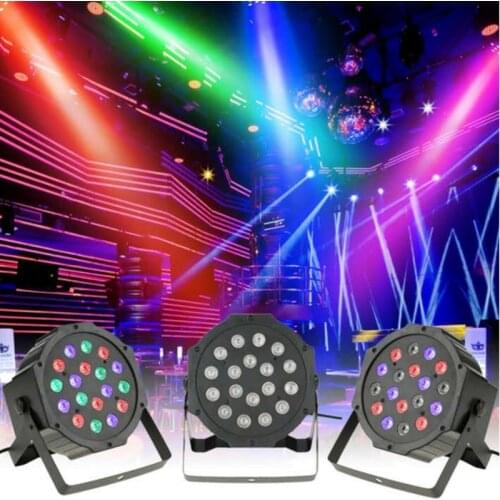 Stage Light Hot Sale LED 36Pcs Plastic Flat Par Light RGBW Disco DJ Prom Wedding Party Performance Mini Voice Control