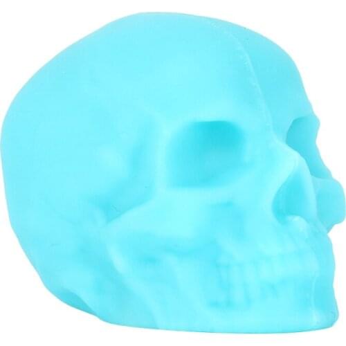 Creativity Preservation Silica Gel Wine Bottle Stopper Vacuum Sealed Skull Wine Bottle Stopper Kitchen Bar Accessories 1Pc