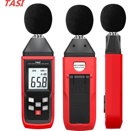 TASI TA8151 Digital Sound Level Meter Sound Detector Decibel Monitor SLM Noise Tester30-130dB Acoustic Measurement Instrument