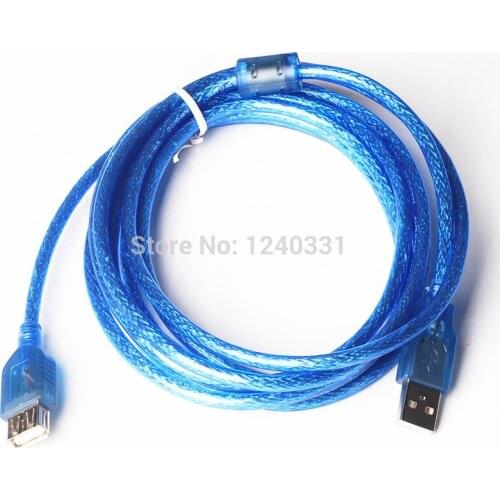 3M USB 2.0 A Male M to A Female F USB Extension Cable 10FT blue