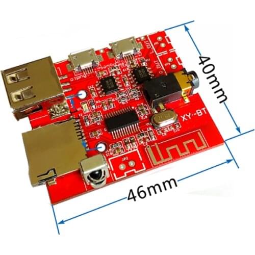 1set Wireless Bluetooth MP3 Decoder Board with Remote Control, Car Bluetooth 4.1 Circuit Board Module Lossless Decoding Module