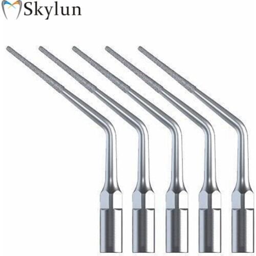 10PCS Dental Scaler Scaling TipED3D New Dental Diamond Coated Scaler Endodontic Endo Tip fit DTE/SATELEC ED3D