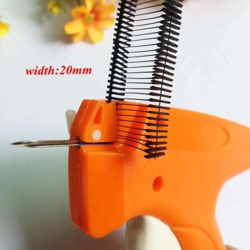 2000pcs 20mm TAGGER Gun black Barbs + New Brand high quality 1x Garment Retail Price Label Tagging Tag Gun