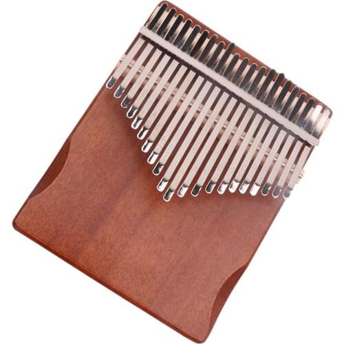 21 Key Kalimba Thumb Piano Finger Sanza Mbira High-Quality Mahogany Wood Body Keyboard Musical Instrument for Kids Beginner Gift