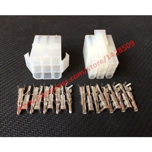 5 Sets 9 Pin 9 Way Female And Male Big Tamiya Connector Kits Large Tamiya L6.2 6.2MM Socket Plug