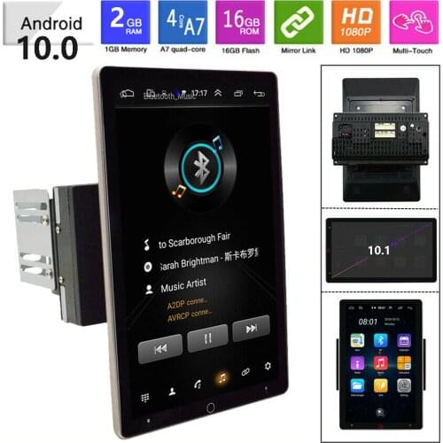 10.1" Universal Rotating Screen 2din Android 10 Car Radio Multimedia Player 2 Din Car Stereo Autoradio Autoaudio Head Unit