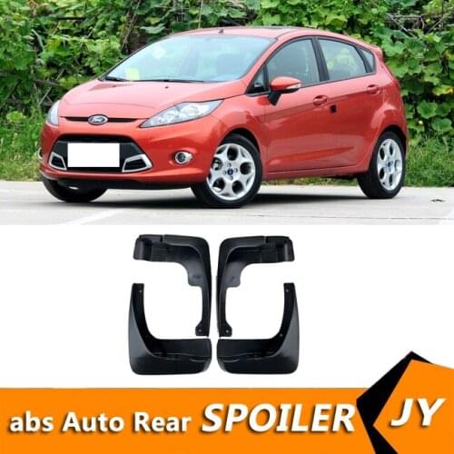 For Ford Fiesta 2009-2012 Mudflaps Splash Guards Front With the color and rear Mud Flap Mudguards Fender Modified special
