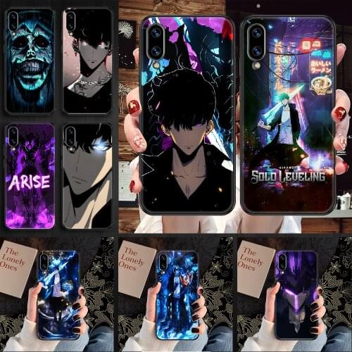 Solo Leveling Phone case For Huawei Honor 6 7 8 9 10 10i 20 A C X Lite Pro Play black luxury hoesjes fashion bumper tpu cover