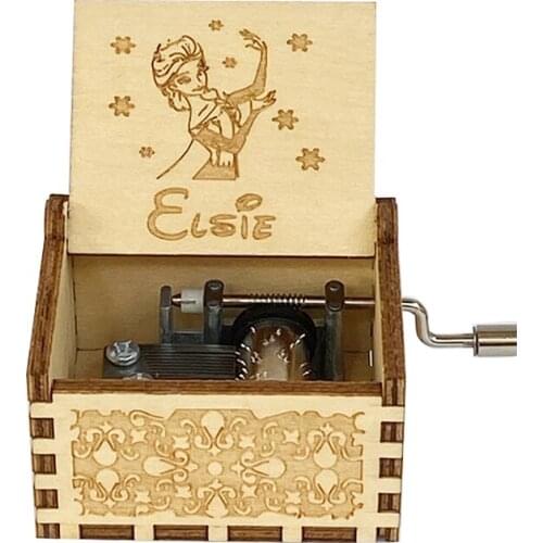 Wooden Music Box Happy Birthday Childrens toy gift Color for Daughter/Son Music Box