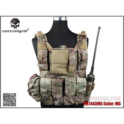 Emerson RRV Tactical Vest With Pouchs Set Airsoft Combat Vest EM7443