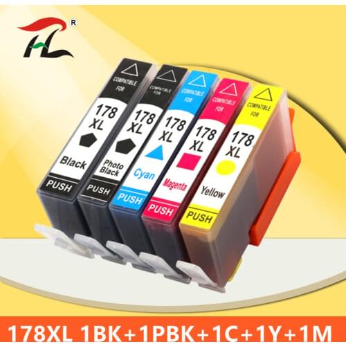 178XL Compatible Ink Cartridge for HP178 XL for HP 178 Officejet B109 B110 B210 C309 C310 C410 D5468 D5463 D5460 printer