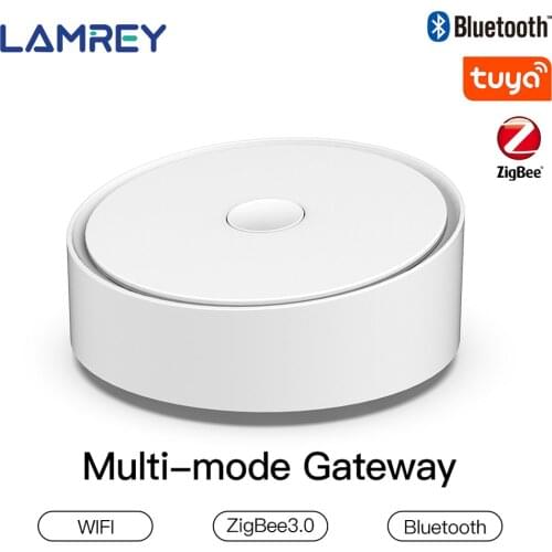 Tuya Zigbee Multi-mode Smart Home Gateway WiFi Bluetooth Multimode Gateway Bridge Hub Gateway Remote Control Mesh Hub Gateway