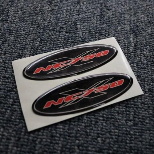 Motorcycle Stickers 3D For Honda NC750 NC750X Side Panel Protector Fairing Decals Emblem Badge Tank Pad Protection 2018 2019