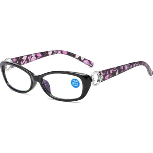 New Ladies Reading Glasses Fashion Printing Reading Glasses Retro Small Frame Presbyopic Glasses +1.0+1.5+2.0+2.5+3.0+3.5+4.0