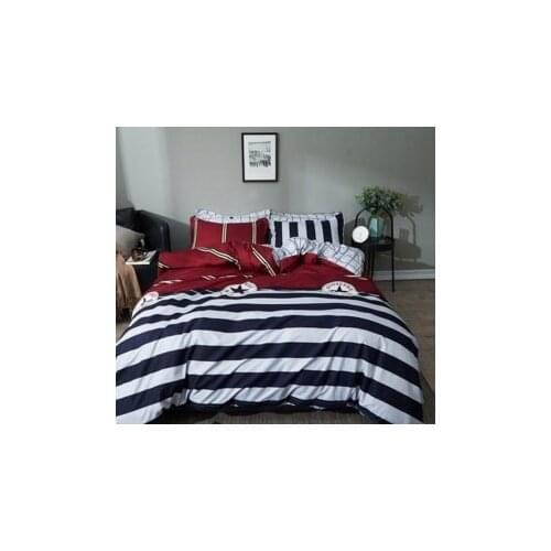 Bedclothes New 1PC Star Flower Duvet Cover Without Pillowcase Minimalism Polyester Reactive Printing Geometrical Duvet Cover