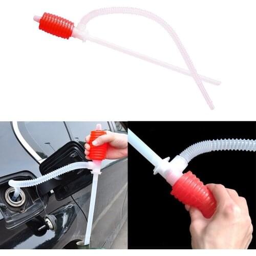 Car Truck Fuel Oil Gasoline Diesel Transfer Hand Pump Sucker Manual Siphon Suction Water Chemical Liquid Pump