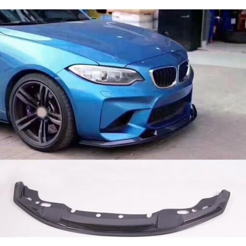 M Style Carbon fiber Front Lip spoiler Fit For BMW F87 M2