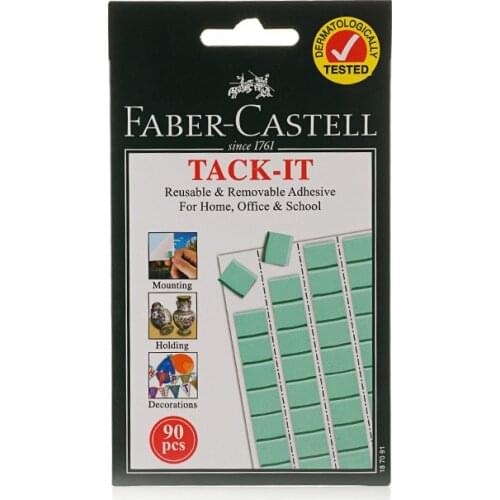 Tack It Multipurpose Adhesive Clay Reusable adhesive for home office school Removable Adhesive Putty Tabs 66g 90pcs Blue