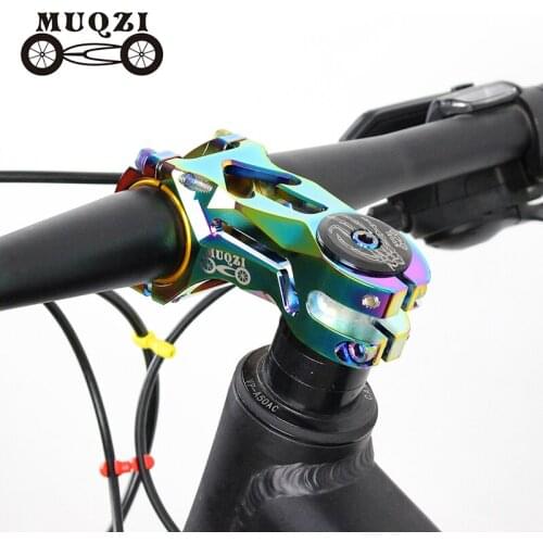 MUQZI Bicycle Short Stem 31.8 / 35 * 50mm Super Light Aluminum Alloy Cross-Country Mountain Fixed Gear Road Bike