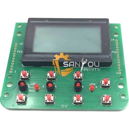 YN59E00002F1 SK200-6 Monitor LCD Screen Excavator Monitor LCD for Kobelco Excavator Cluster Gauge SK200-6E YN59E00002F2 Parts