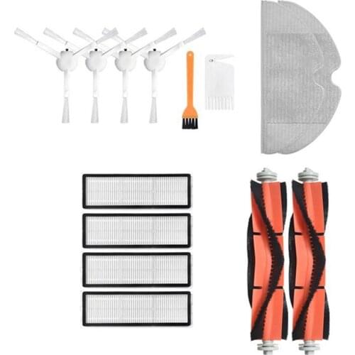 Main Brush Side Brush HEPA Filter Mop Cloth Cleaning Tools for Xiaomi Mijia 1C Robot Vacuum Cleaner Parts Accessories