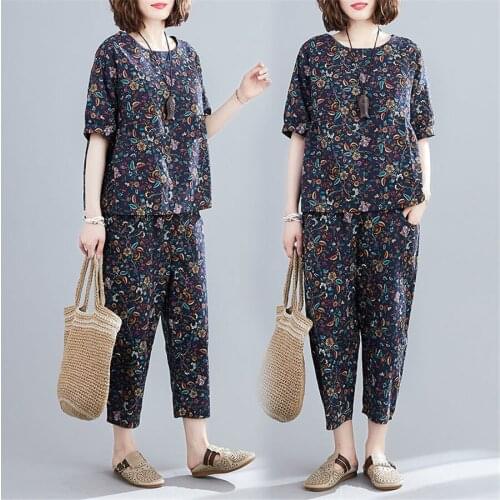 Plus Size Two Piece Sets 3XL 4XL 5XL 2 Piece Top and Pants Set Tracksuit Sport Set Plus Size Clothing for Women